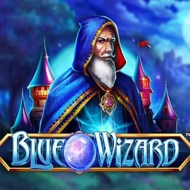 Blue Wizard slot icon by Quickspin, available at VooDoo Casino